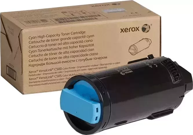 Тонер Xerox -картридж VL C500/C505 экстра, голубой, 9К (106R03884)