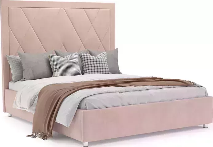 Кровать Mebel Ars Треви 140 см (Кордрой бежевый)
