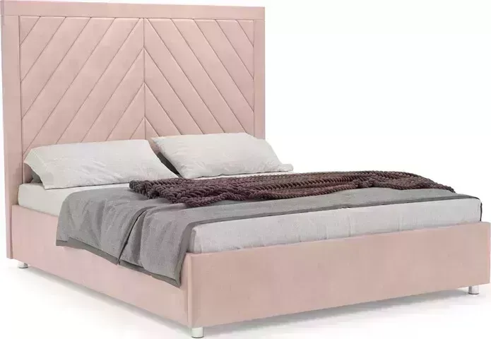Кровать Mebel Ars Мишель 140 см (Кордрой бежевый)