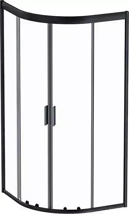 Душевой уголок Am.Pm Gem 90x90 прозрачный, черный (W90G-401-090BT)