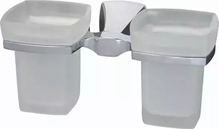 Стакан Wasserkraft Wern двойной, хром (K-2528D)