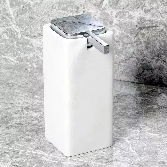 Дозатор Wasserkraft для жидкого мыла Oder белый (K-9699)