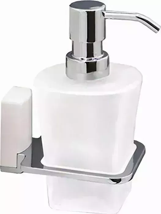 Дозатор Wasserkraft для жидкого мыла Leine белый/хром (K-5099WHITE)
