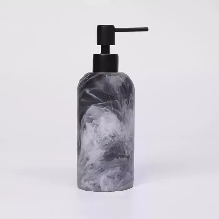 Дозатор Wasserkraft для жидкого мыла Neime черный/белый (K-1999)