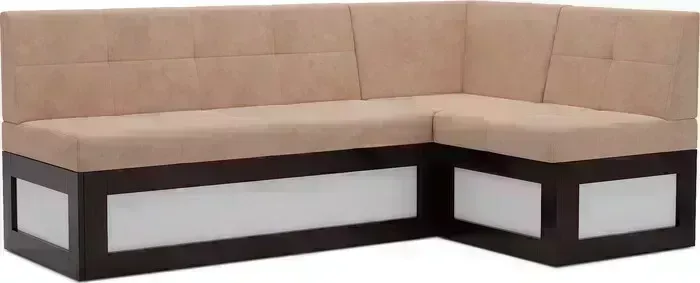 Кухонный диван Mebel Ars Нотис правый угол (бежевый - Luna 061) 187х82х112 см