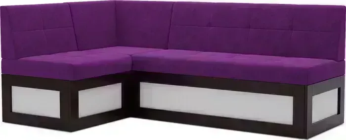 Кухонный диван Mebel Ars Нотис левый угол (фиолет) 187х82х112 см