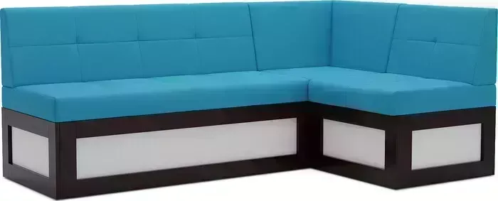 Кухонный диван Mebel Ars Нотис правый угол (синий) 207х82х132 см