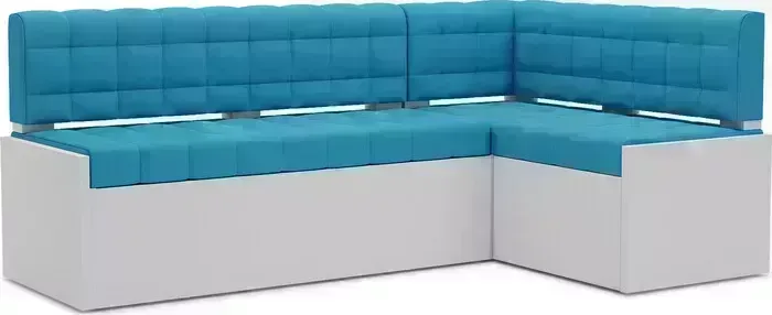 Кухонный диван Mebel Ars Ганновер правый угол (синий) 208х82х133 см