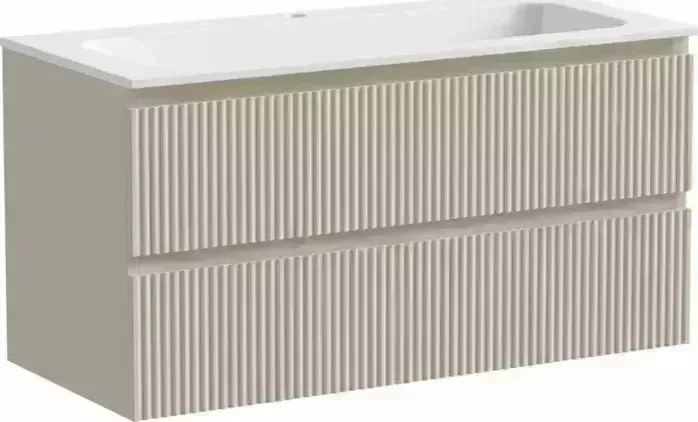 Тумба с раковиной Sancos с Snob R 100х45 Beige Soft (SNR100CE, CN7013)