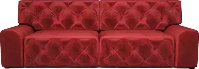 Диван Mebel Ars Милан (бархат красный/ star velvet 3 dark red)