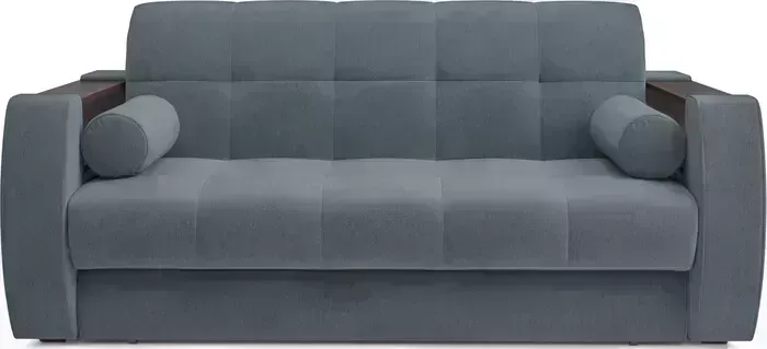 Диван Mebel Ars Аккордеон Барон №3 (велюр серо-синий HB-178 26)