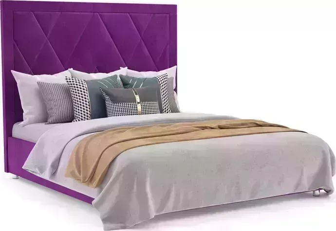Кровать Mebel Ars Треви 160 см (фиолет)