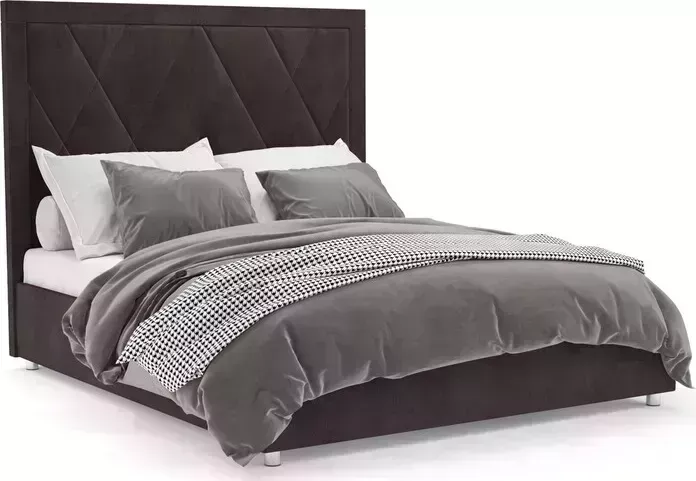 Кровать Mebel Ars Треви 140 см (Кордрой коричневый)
