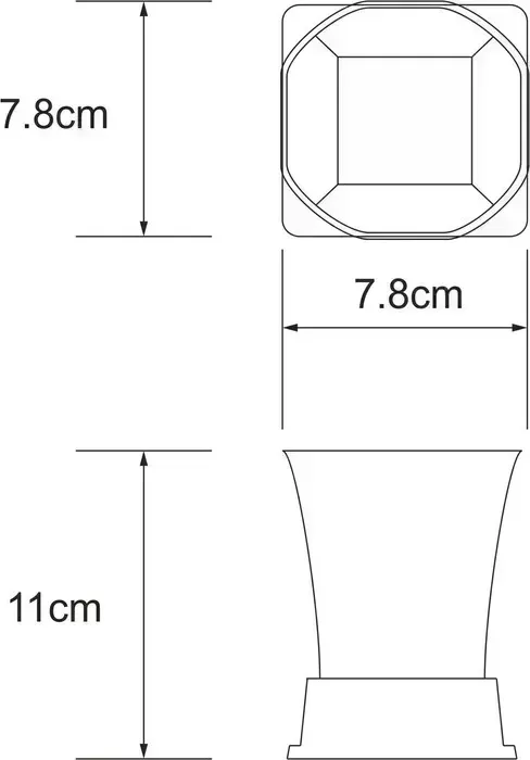 Стакан Wasserkraft Amper черный (K-5428BLACK)