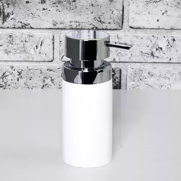 Дозатор Wasserkraft для жидкого мыла Berkel белый (K-4999)