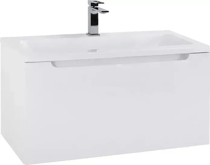 Тумба под раковину BELBANGO Etna-M 80х38 Bianco Lucido (ETNA-M-800/380-1C-SO-BL) BelBagno