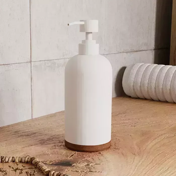Дозатор Wasserkraft для жидкого мыла Mindel белый (K-8899)