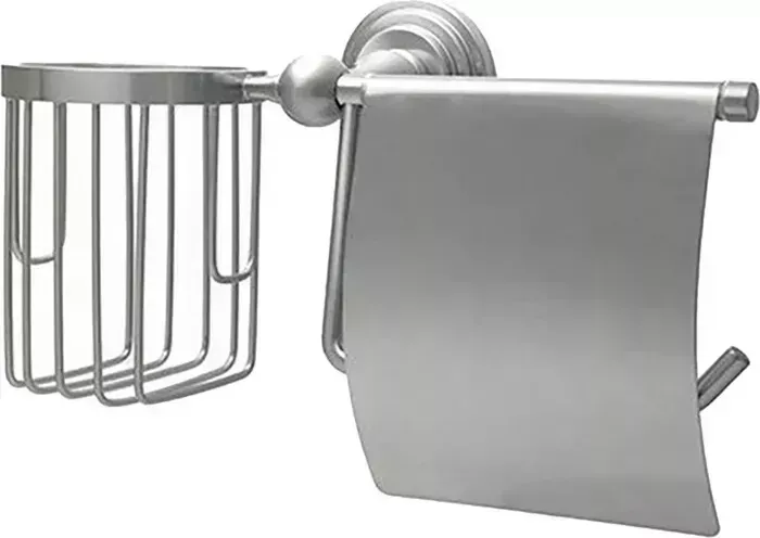 Держатель туалетной бумаги Wasserkraft и освежителя Ammer никель (K-7059)