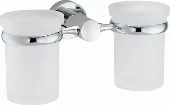 Стакан Wasserkraft Donau двойной, хром (K-9428D)