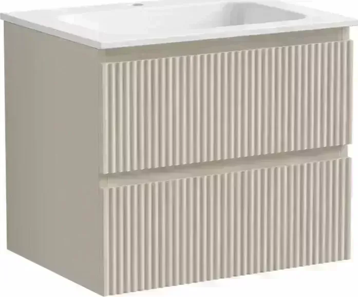 Тумба с раковиной Sancos с Snob R 60х45 Beige Soft (SNR60CE, CN7011)