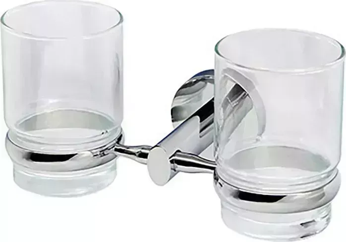 Стакан Wasserkraft Rhein двойной, хром (K-6228D)