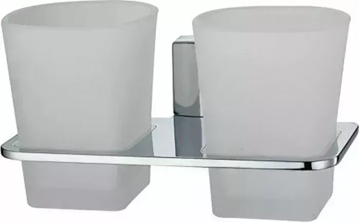 Стакан Wasserkraft Leine двойной, хром (K-5028D)