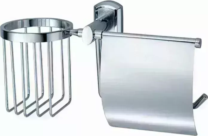 Держатель туалетной бумаги Wasserkraft и освежителя Oder хром (K-3059)
