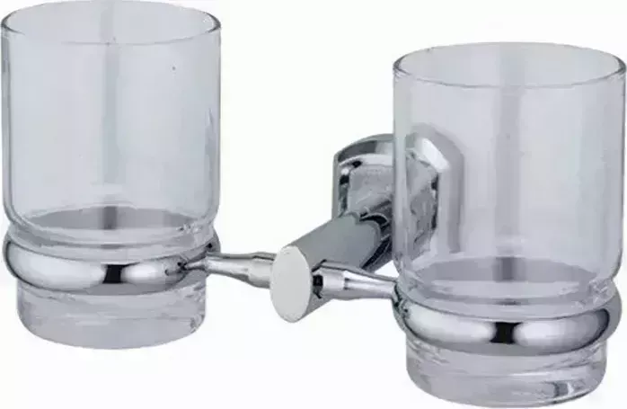 Стакан Wasserkraft Oder двойной, хром (K-3028D)