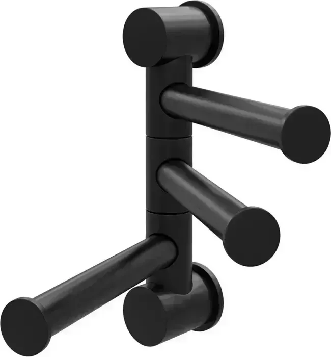 Полотенцедержатель Wasserkraft тройной, черный (K-1053BLACK)