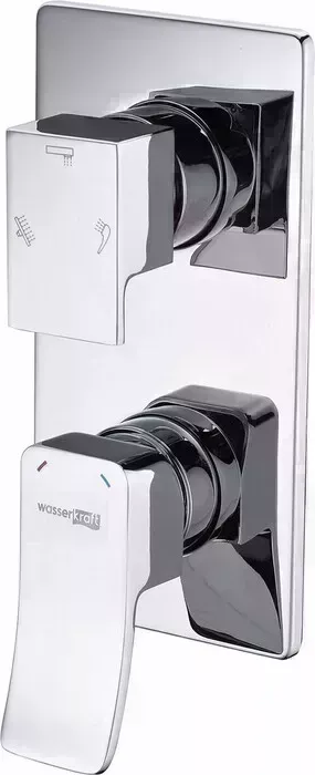Смеситель для ванны Wasserkraft Aller хром (10671)