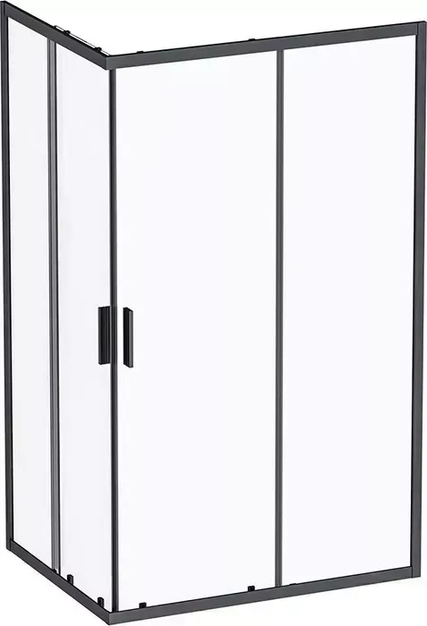 Душевой уголок Am.Pm Gem S 120x90 прозрачный, черный (W93G-404-120290-BT)