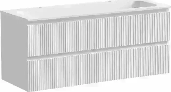Тумба с раковиной Sancos с Snob T 120х45 Bianco (SNT120W, CN7016)
