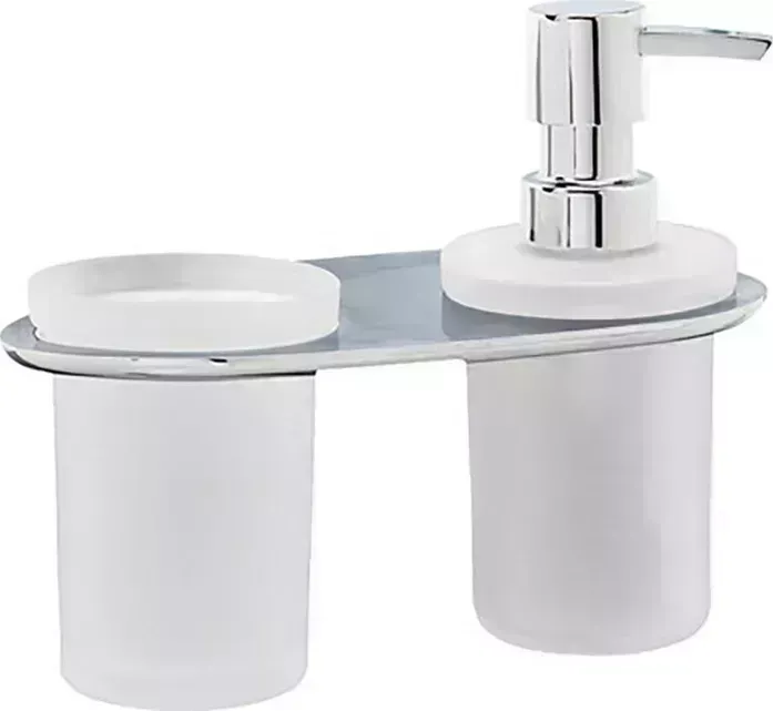 Стакан Wasserkraft и дозатор Kammel хром (K-8389)