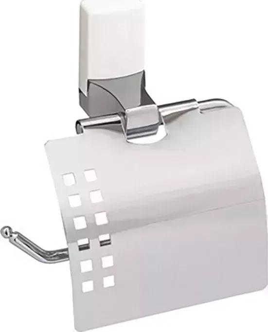 Держатель туалетной бумаги Wasserkraft Leine белый/хром (K-5025WHITE)