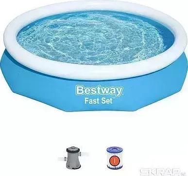 Надувной бассейн BEST WAY 305 х 66 см Bestway 57458