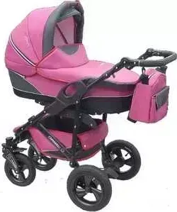 Коляска 2 в 1 CAMARELO модульная 2 в 1 Chrome Sport (розовый) Q12 K244