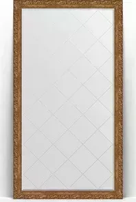 Зеркало Evoform с Exclusive-G Floor 110x200 см, в багетной раме - виньетка бронзовая 85 мм (BY 6352)
