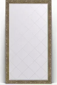 Зеркало Evoform с Exclusive-G Floor 110x200 см, в багетной раме - виньетка античная латунь 85 мм (BY 6355)