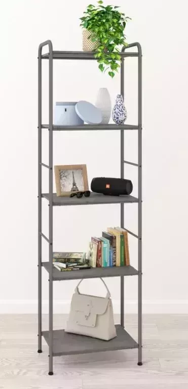 Стеллаж ЗМИ Валенсия 15 W (VALENCIA 15 W Shelf rack) графит СТВ15Д Гр 15 W 15 W