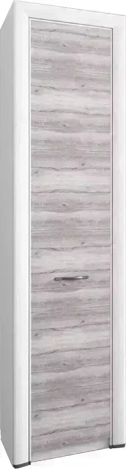 Шкаф АНРЭКС OLIVIA 1DT L, цвет вудлайн крем/дуб анкона