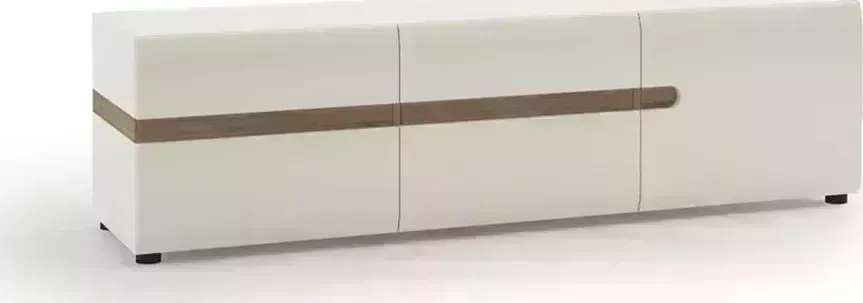 Тумба АНРЭКС LINATE RTV 3D/TYP 51,цвет белый/сонома трюфель