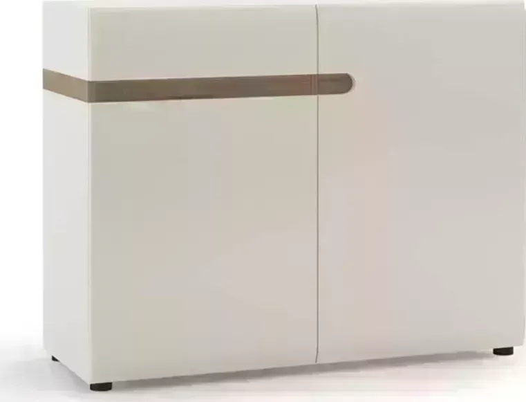 Комод АНРЭКС LINATE 2D-1S/TYP 35,цвет белый/сонома трюфель