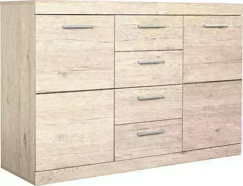 Тумба АНРЭКС OSKAR 2D4S, цвет дуб Санремо