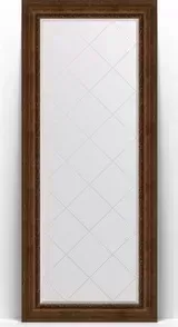 Зеркало Evoform с Exclusive-G Floor 87x207 см, в багетной раме - состаренная бронза с орнаментом 120 мм (BY 6339)
