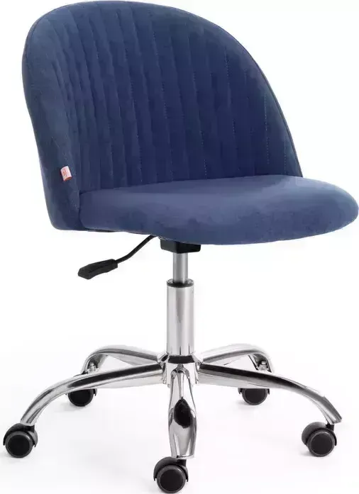 Кресло офисное TetChair Melody велюр Clermon, светло-синий 145