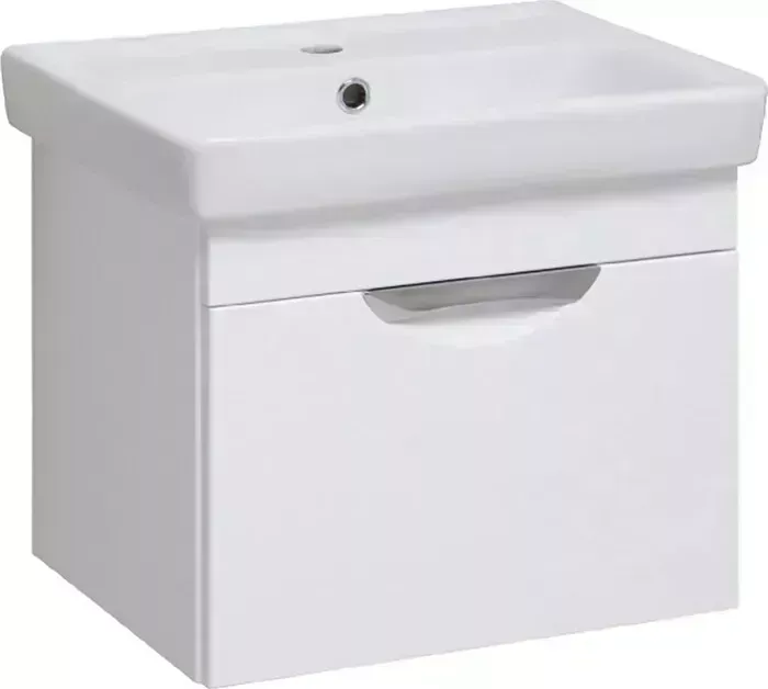 Тумба с раковиной Runo с Ибица 45х35 белая (00000001046, 4620008195032)