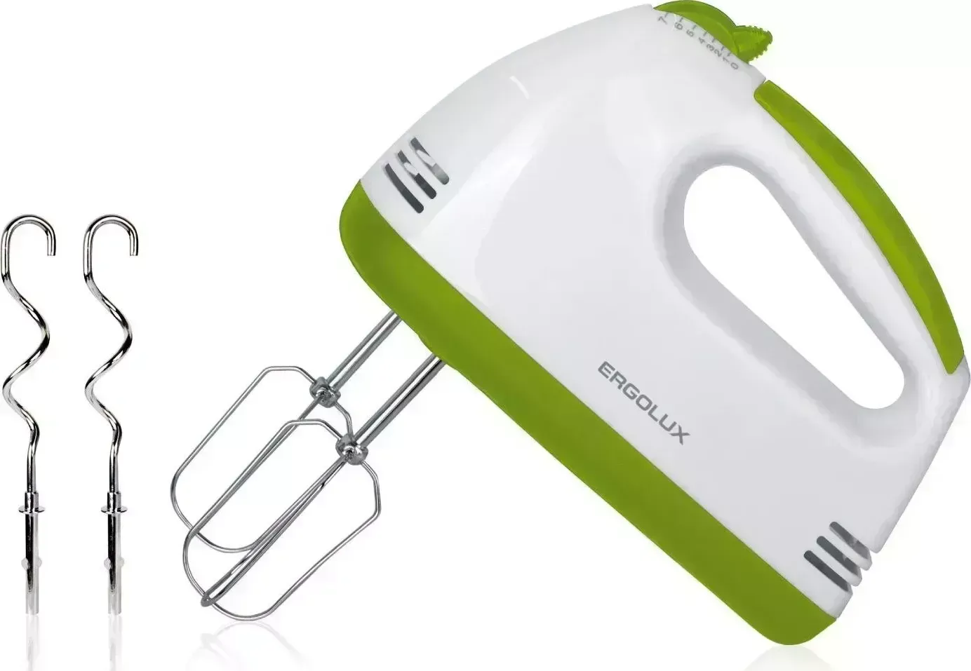 Миксер ERGOLUX ELX-EM03-C34 ручной бело-салатовый
