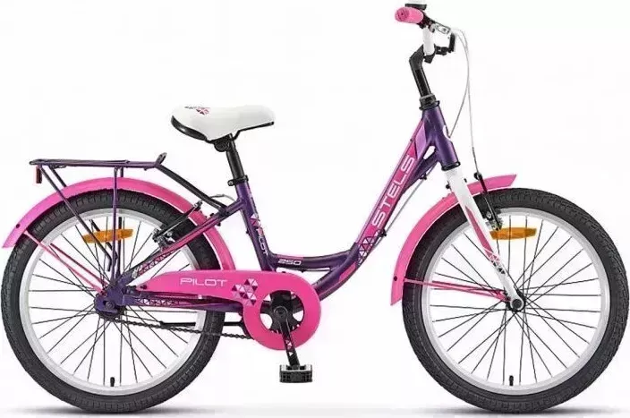 Велосипед STELS Pilot-250 Lady 20" V020 LU095664 LU088407 12" Пурпурный 2021