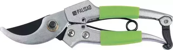 Секатор PALISAD прямого реза, 180 мм, металлические обрезиненные рукоятки 60503