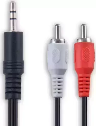 Кабель BELSIS (BL1036) Jack 3.5 mm вилка 2xRCA вилка, стерео-аудио, 1.8 м.